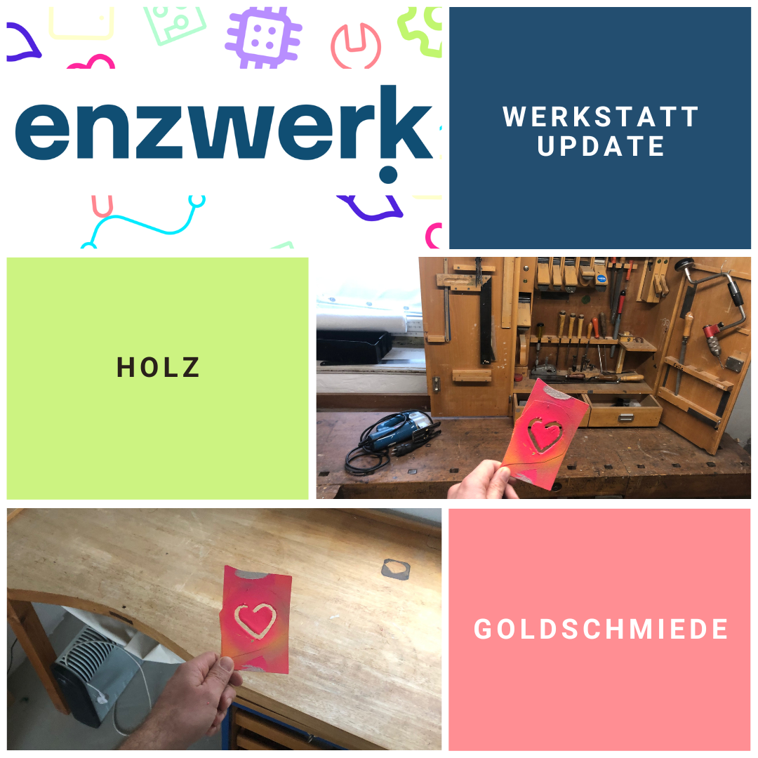 Neue Werkzeuge (Holz und Goldschmiede)